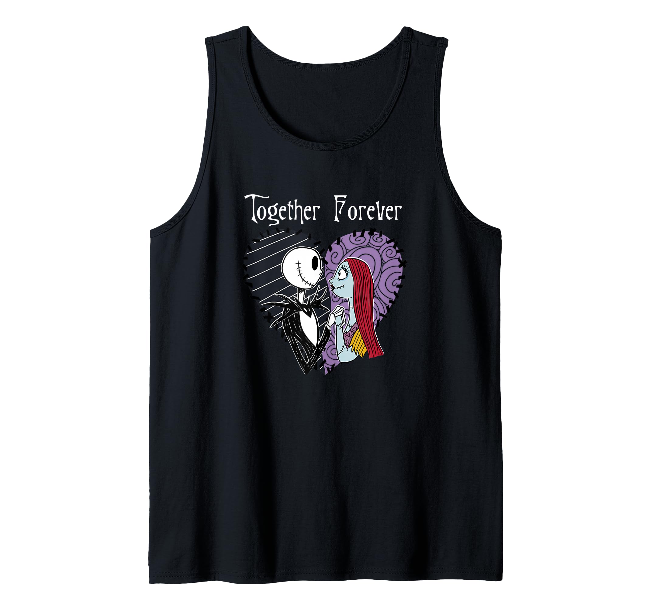 Disney The Nightmare Before Christmas Jack & Sally Together Tank Top