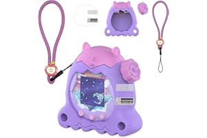RAWECUD Protective Case for Tamagotchi Paradise Electronic Pet, Silicone Cover for Tamagotchi Paradise with Screen Protector,