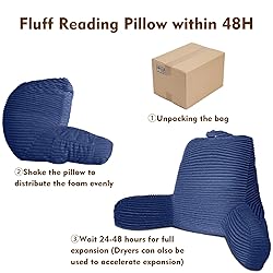 ABROLOY Reading Pillow for Adult, Bed Reading