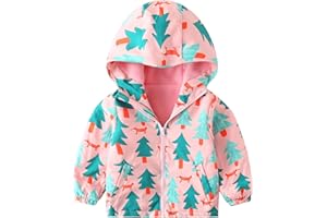 Toddler Boy Girl Fleece Lined Jackets Waterproof Hooded Windbreaker Coat for Winter Fall 2023