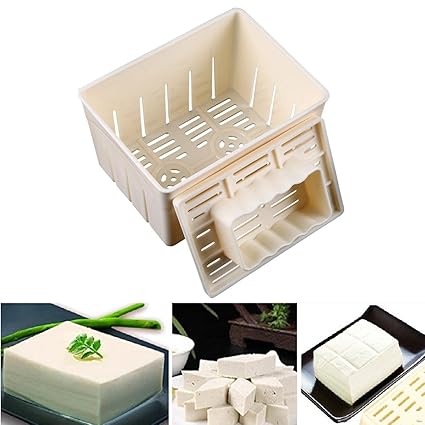 WCIC Tofu Hersteller Formen Gebäckpresse Drücken Form Kit DIY Soja Drücken Mould Küche Tool mit Käse Tuch