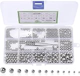 Fentar 600Pcs Stainless Steel Ball Bearings 13 Sizes 2-10mm Kit view 1