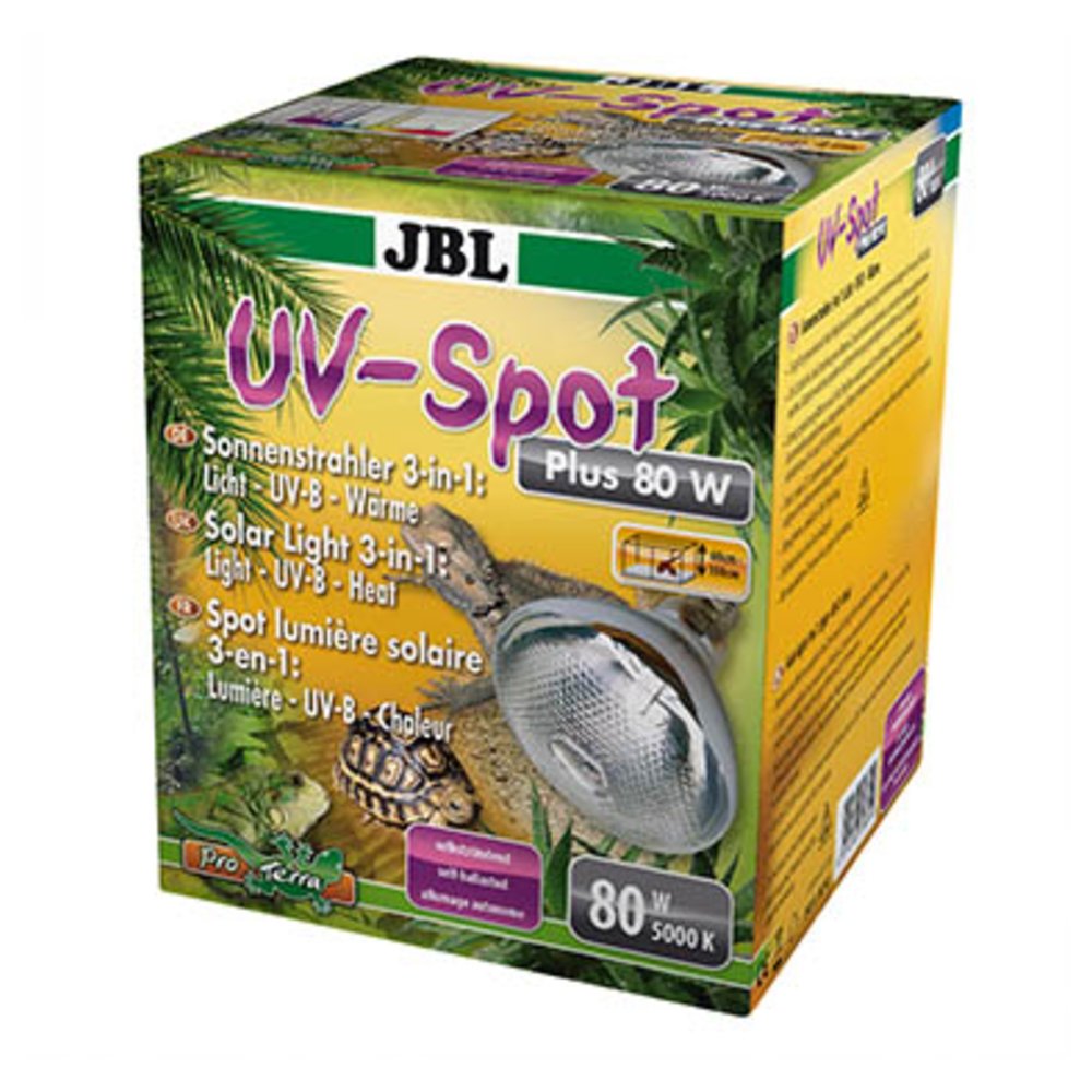 JBL UV-Spot plus 80 W, Extra strong UV spot lamp with daylight spectrum