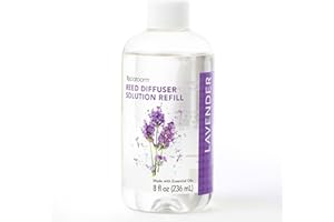 SpaRoom Reed Diffuser Oil Refill – Lavender Scent, 8oz Bottle for Home Fragrance, Calming and Relaxing Blend for Bedroom, Bathroom, or Office, Long Lasting Air Freshener, Aromatherapy Use