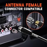 G-PLUG 5m TV Aerial Cable 90° Plug Gold Plated Coaxial RF Lead view 5