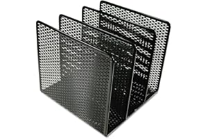 Artistic Urban Collection Punched Metal File Sorter, Black (ART20009)