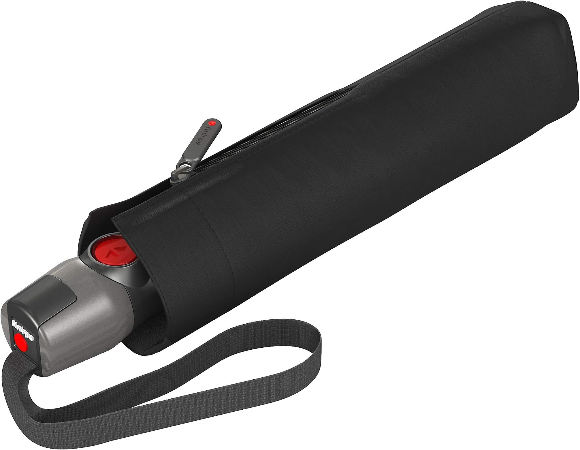Knirps T.200 Medium Duomatic Folding Umbrella, 28 cm, Black