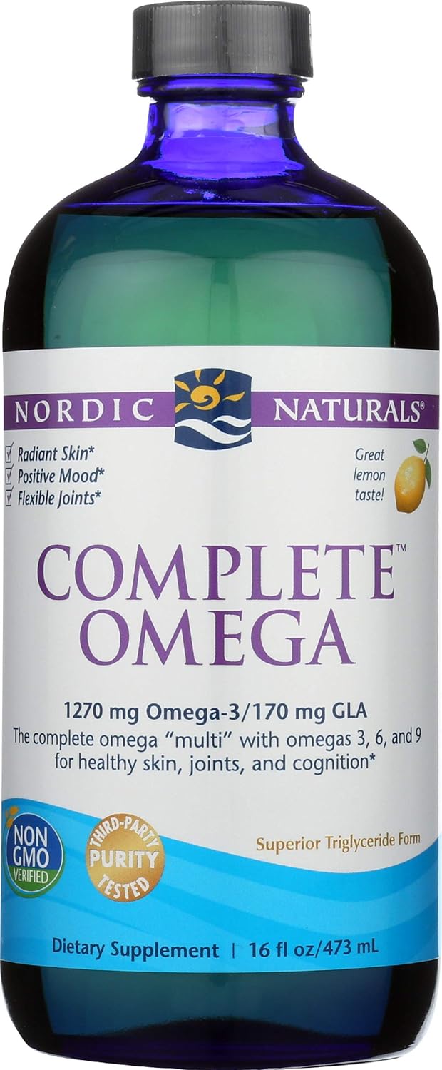 Nordic Naturals Complete Omega - Supports Healthy Skin, Joints, and Cognition, 16 Liquid Ounces