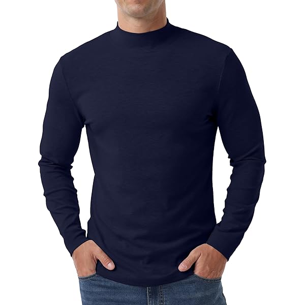Next Level Apparel Men's Long-Sleeve Thermal T-Shirt, Midnight