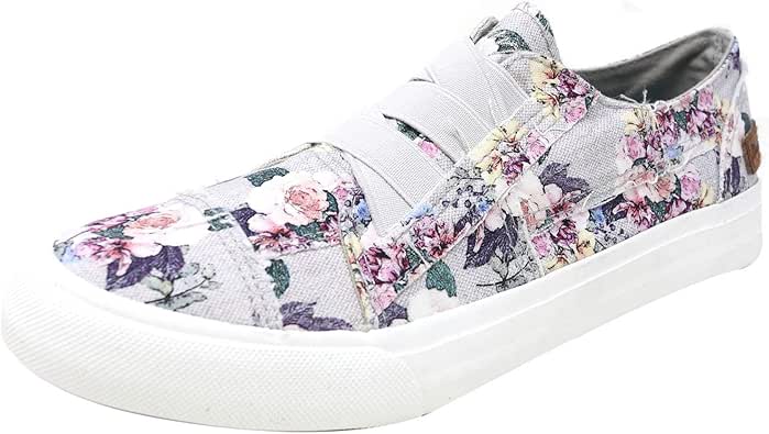 Amazon.com | Blowfish Marley Gray Bella Print Canvas 6.5 M | Fashion Sneakers