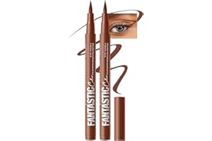Jutqut Matte Liquid Eyeliner Pencil, Colorful Waterproof Long Lasting Brown Eye Liner Pen, High-Pigmented Smudge-proof Colore