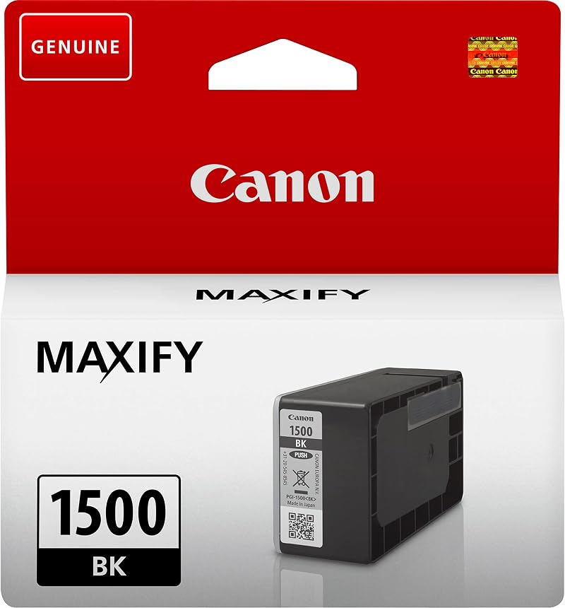 Canon PGI-1500 Black Ink Cartridge Standard Yield 400 Pages for MAXIFY MB2050