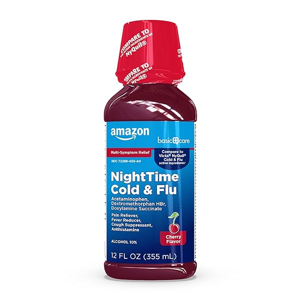 AMAZON BASIC CARE NIGHT TIME COLD & FLU...