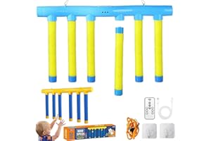 Rebounce Game Hand Speed- Reflex Challenge Game, 3 Adjustable Speed Drop Stick Game with Remote Control, Falling Sticks Catch