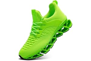 HETOHEC Mens Slip on Walking Running Shoes Blade Tennis Casual Fashion Sneakers Comfort Non Slip Work Sport Athletic Trainer