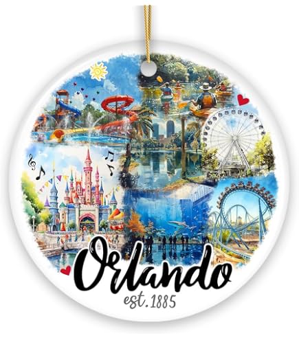 Weekino Ornamento Natale Arlington Cemetery USA - Decorazione Albero In Ceramica 7,1 Cm - Souvenir Di Viaggio