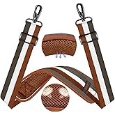 ZINZ 60" Universal Bag Strap with Ultra-Thick Fixed Breathable Pad Adjustable Heavy-Duty Shoulder Strap for Laptop Crossbody Luggage Gym Camera Bag and More -TW01B07