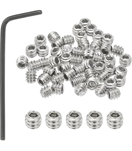 2#-56 Socket Cap Screws, 304 Stainless Steel UNC Socket Bolts 15Pcs
