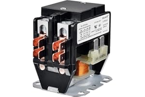BOJACK 2 Poles FLA 40 Amp Coil 24 VAC Air Conditioner Condenser Compressor Contactor AC Definite Purpose Contactor