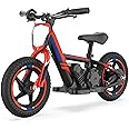 OLALA Electric Dirt Bike for Kids Aged 3-6, 170W Racing Grade Electric Motorcycle, New Aluminum Frame with 2 Power Modes, 24V Detachable Battery, 12IN Knobby Tires