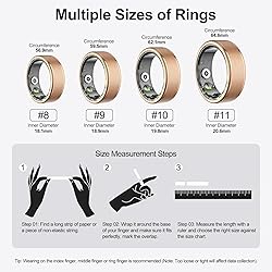 Temdan Smart Ring (2025 Upgraded),Wearable Fitness
