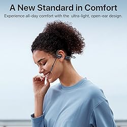 CPTEA Bluetooth Headset with Microphone, Open Ear