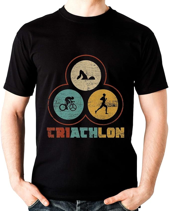 Triathlon TShirt Unisex Tshirt, Short Sleeves Shirt, Long