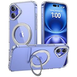 toushion 3 in 1 for iPhone 16 Plus Case Clear with