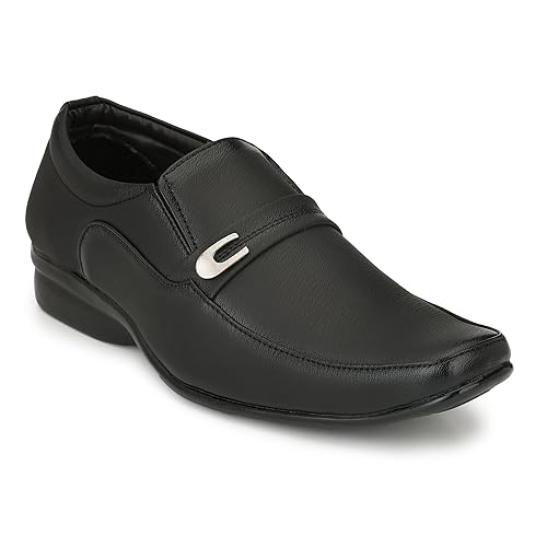 best men's leather casual slip on shoes