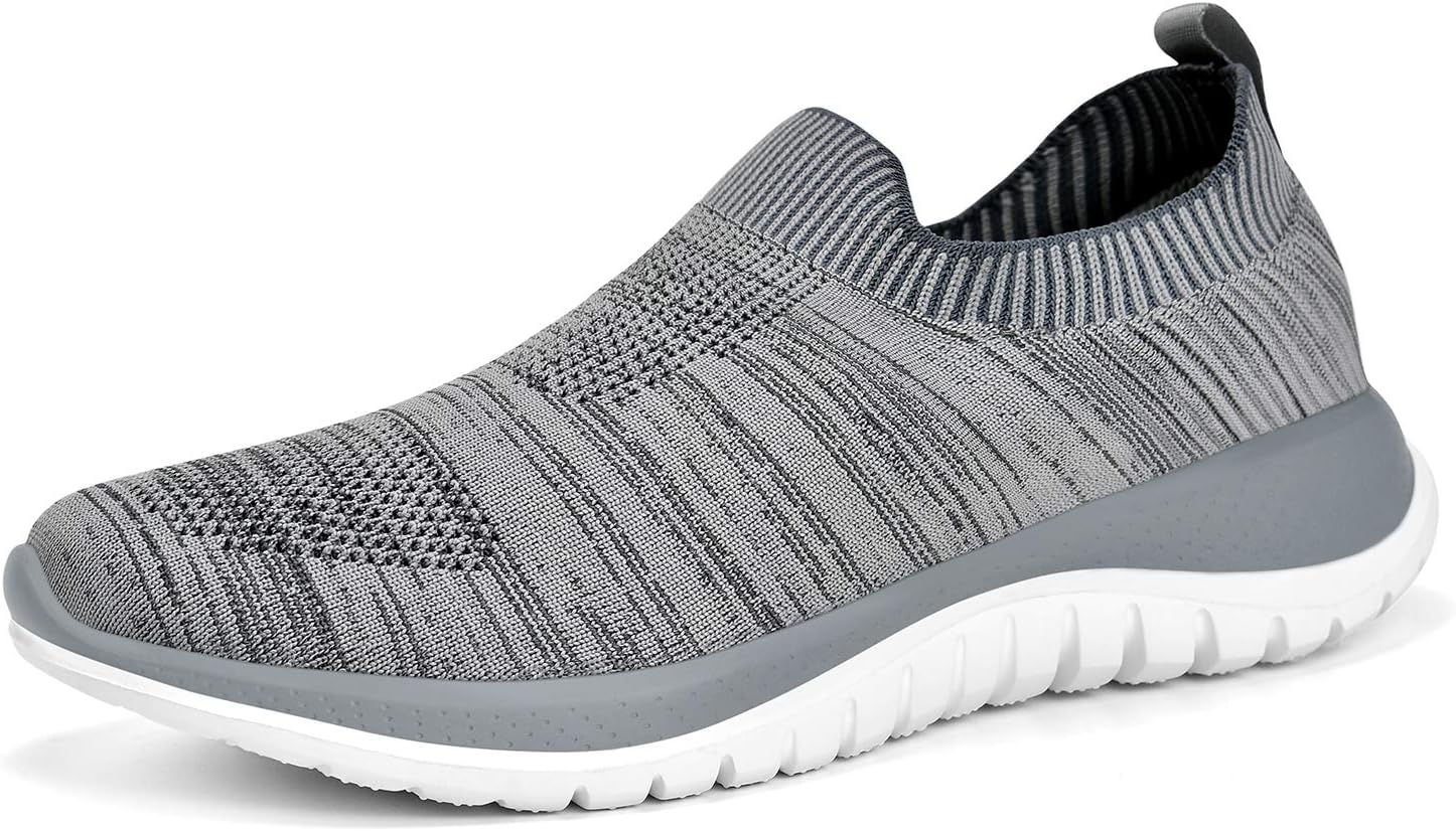 KIKOSOCKS Women's Shoes Non-Slip Lightweight Slip-On Work Sneakers Casual Athletic Walking Running Shoes
