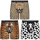FeHuew Underwear Men 3 Pack Funny Boxer Brief Set For Men Underwear Multipack Fun Novelty Gifts