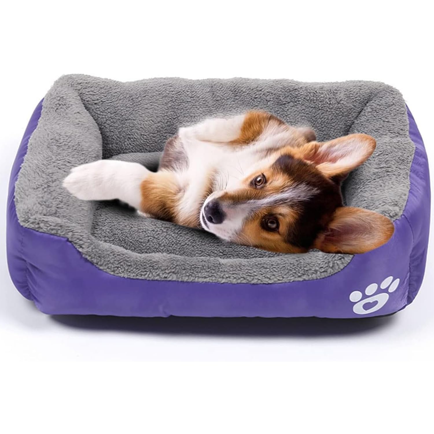powerking Dog Bed, Waterproof Pet Mat Pad and Sleeping Cushion For Kitty Cat and Small Puppy Dog, Soft and Washable (Purple)