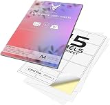 iSOUL 15 Labels Per A4 Sheet 50 Sheets 750 Labels Matte Self-Adhesive 59x51mm view 4