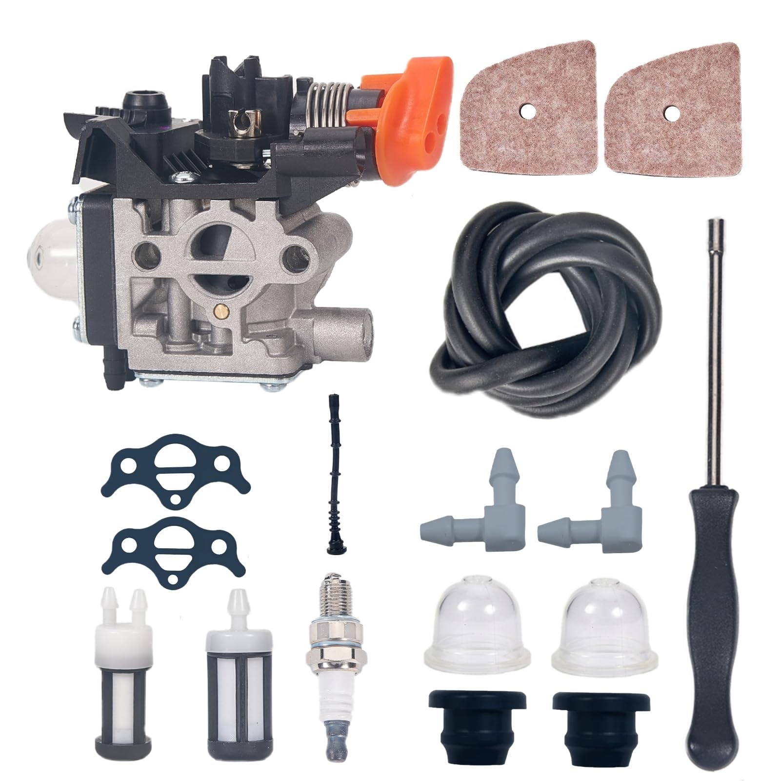Photo 1 of Mikatesi FS94R 4149-120-0602 Carburetor with Air Filter Kit FIT FOR STIHL FS94 RCEZ FS94RZ FS94R FS94RCEZ HL94Z HL94KZ KM94RCE KM94RZ Brushcutter Replacement 4149 120 0602 Carb