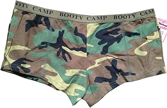 CAMO - Woodland Camo - Military Gear - Camo Booty Shorts - size Small | Amazon.com