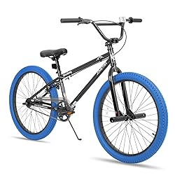 JOYSTAR 24 Inch Kids Bike Freestyle BMX Bikes for 7