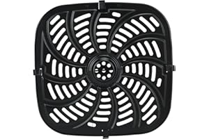TIKATARER Air Fryer Replacement Tray 8qt, Universal Crisper Plate with Whirlwind Airflow Design & Non Stick Coating, Dishwash
