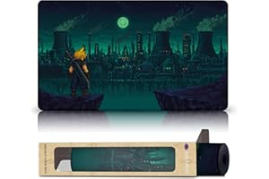 WIZCRAFT GAMING Pixel Art Cloud (Stitched) - MTG Playmat - Compatible with Magic The Gathering Playmat - Play MTG, YuGiOh, TCG - Original Play Mat Art Designs & Accessories