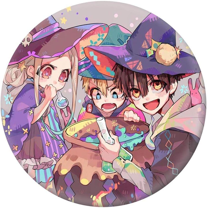 Quero Jom91 Japan Anime Toilet Bound Hanako Kun Cosplay Badge Cartoon Bags Badge Button Brooch Pin