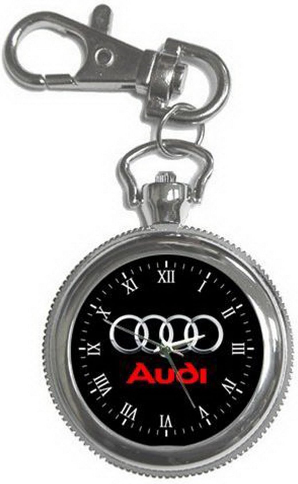KHP021 NEW AUDI Car LOGO KeyChain Key Watch Silver