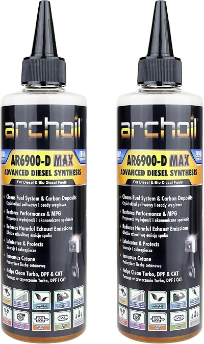 Archoil AR6900-D Max Advanced Diesel Additive 2 x 250ml Treats 500L