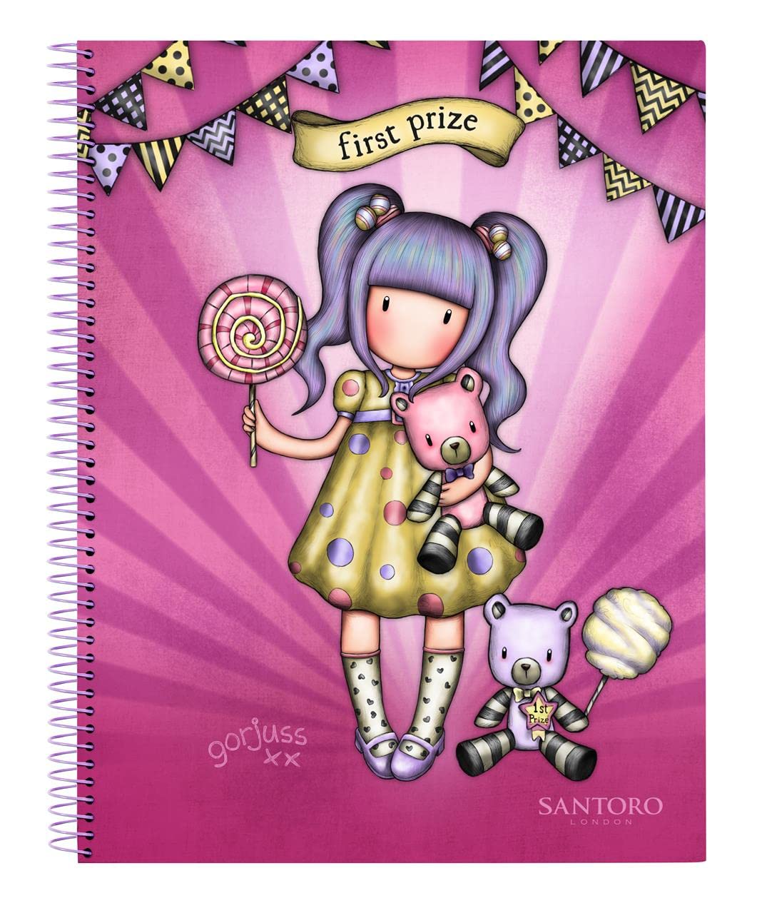 Safta -Pad A4 Micro120 H Gorjuss Fairground First Prize 21X29,7X1Cm, Multicolor (522217064)