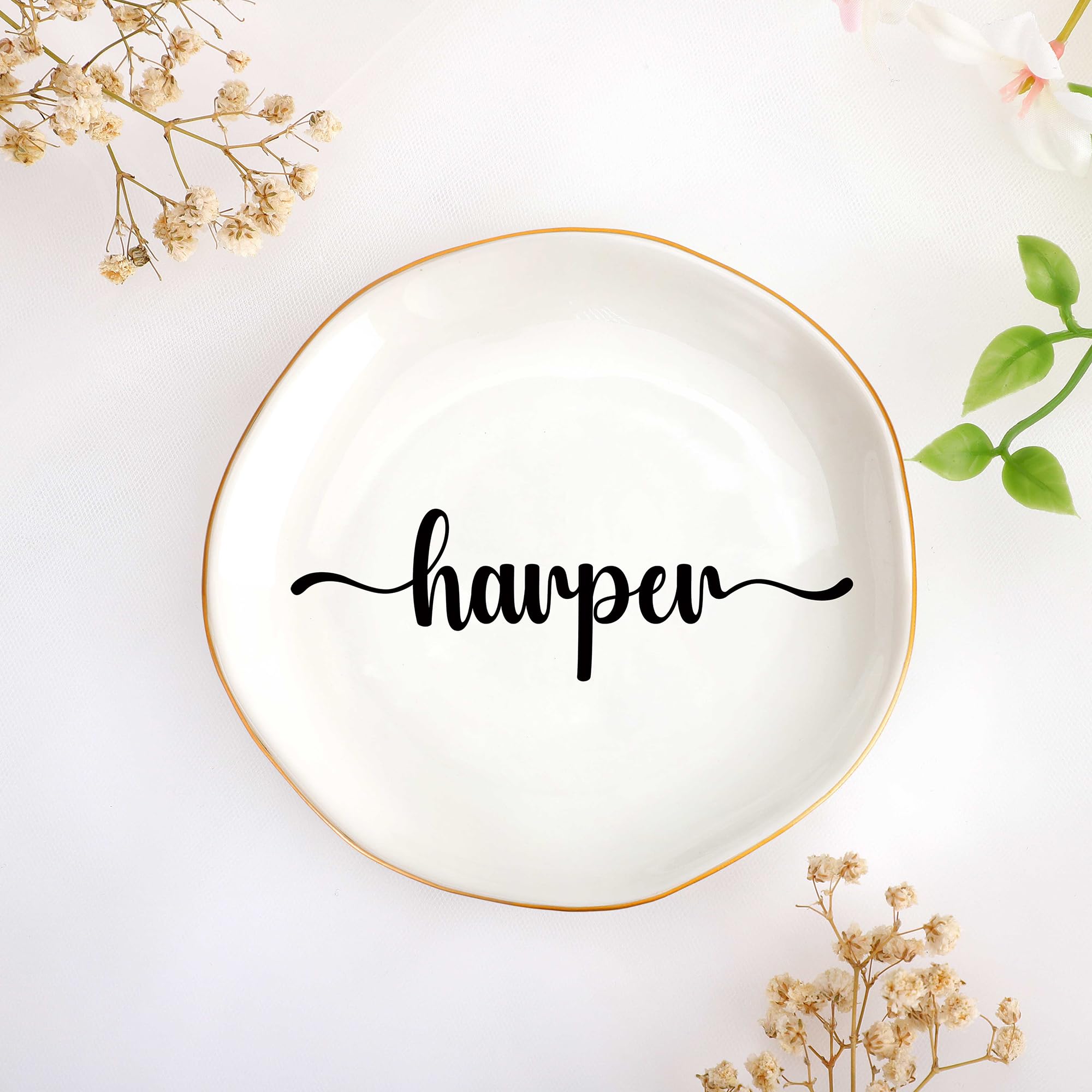 Harper Jewelry Holder Gifts for Women, Personalized
