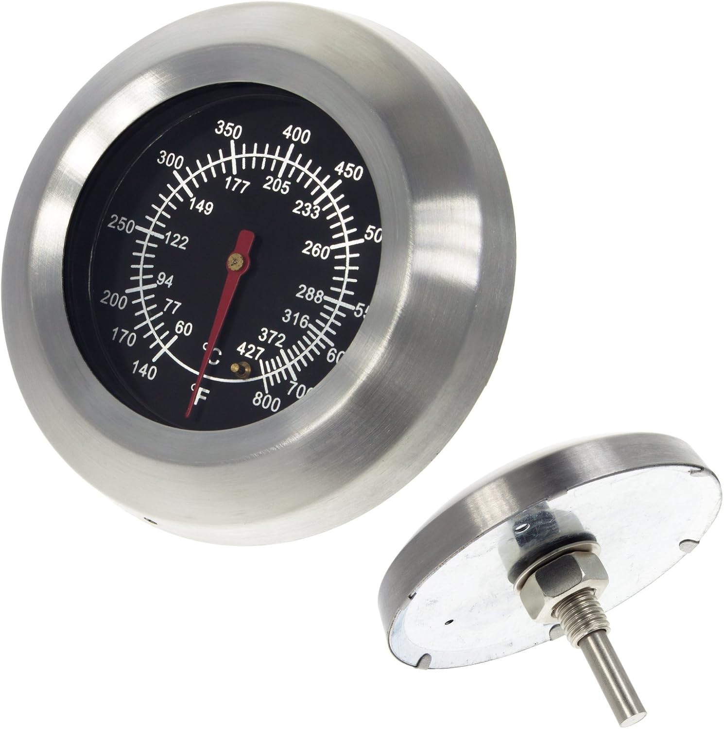 Smartfox Grillthermometer Temperaturanzeige Temperaturmesser rund für