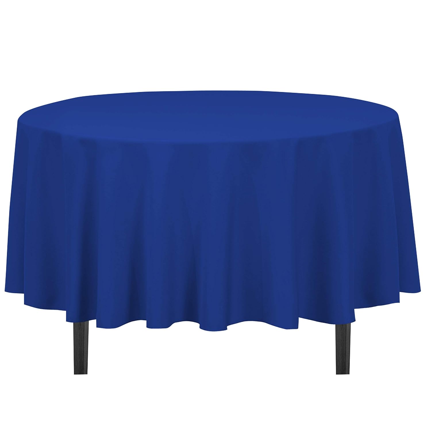 Best round table cloth royal blue