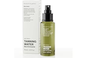 Self Tanning Water Mist for Face – Unscented, Fragrance-Free Formula for Sensitive Skin | Gradual Sunless Tan for Light to Me