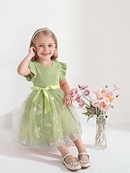Toddler Girl Tulle Dress Summer Ruffle Sleeveless