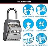 Master Lock Portable Key Safe with Shackle Medium 90 x 157 x 40 mm Outdoor view 3