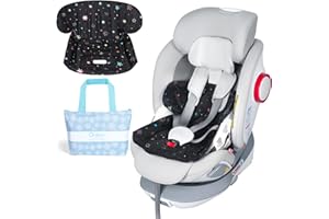 Orzbow Car Seat Cooling Pad with Insulated Bag, Gel Car Seat Cooler Pad for Babies, Toddler, Infant, Portable Cooling Mat for Strollers and Carseats, Keep Baby Cool in Summer, Black