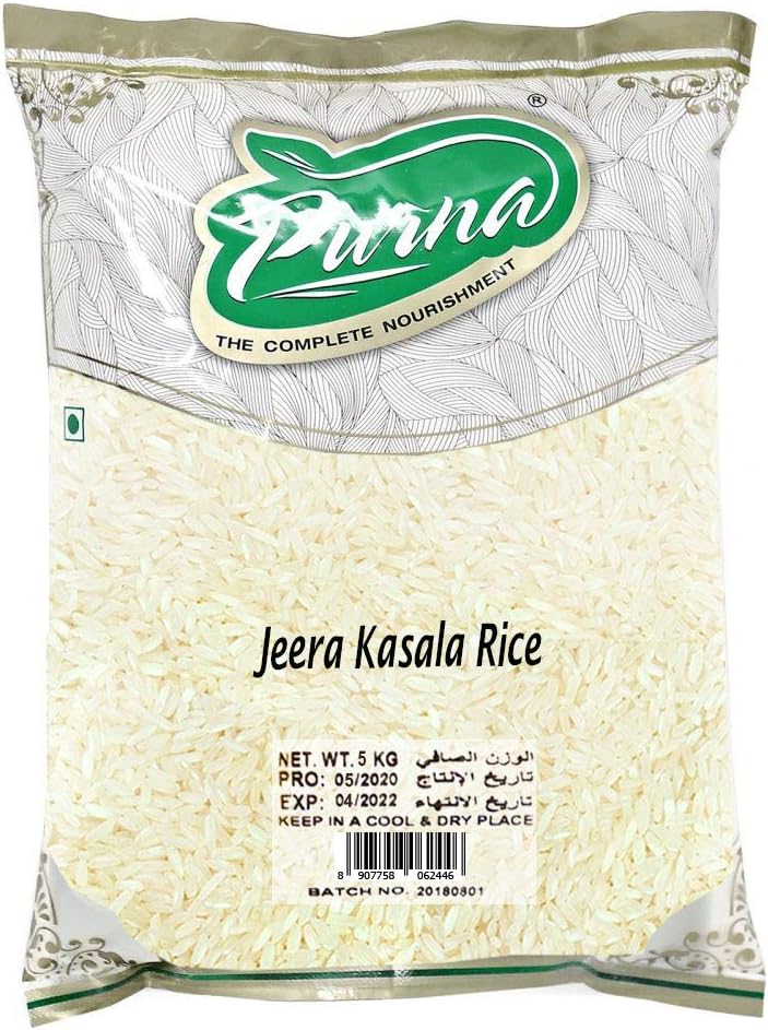 Purna Jeera Kasala Rice, 5 kg